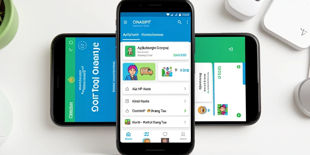 Tampilan antarmuka CINASIPIT yang user-friendly untuk kontrol orang tua.