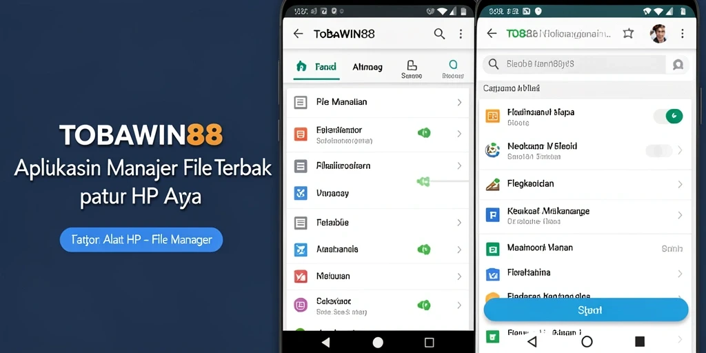 Antarmuka pengguna TOBAWIN88 yang intuitif dan efisien.